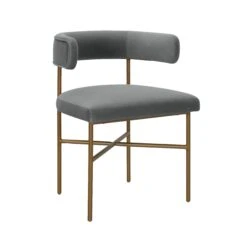 Kim Velvet Dining Chair -TOV Furniture Store TOV D6434.media .01