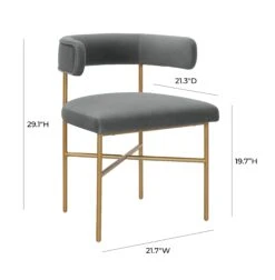Kim Velvet Dining Chair -TOV Furniture Store TOV D6434.media .06