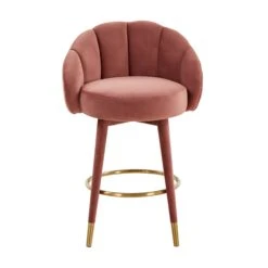 Myla Velvet Swivel Stool -TOV Furniture Store TOV D68239.media .03 172a4e93 51a1 4eac 9173 de60561240ae