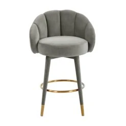 Myla Velvet Swivel Stool -TOV Furniture Store TOV D68241.media .03 f3783cbc d767 4833 ae46 267ad6433449