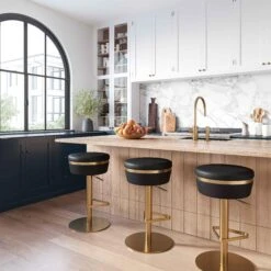 Astro Performance Vegan Leather Adjustable Stool 30 Astro Performance Vegan Leather Adjustable Stool -TOV Furniture Store TOV D68297.media .02 335a7477 a898 4d9a b3a7 7f9cf0ed06c9