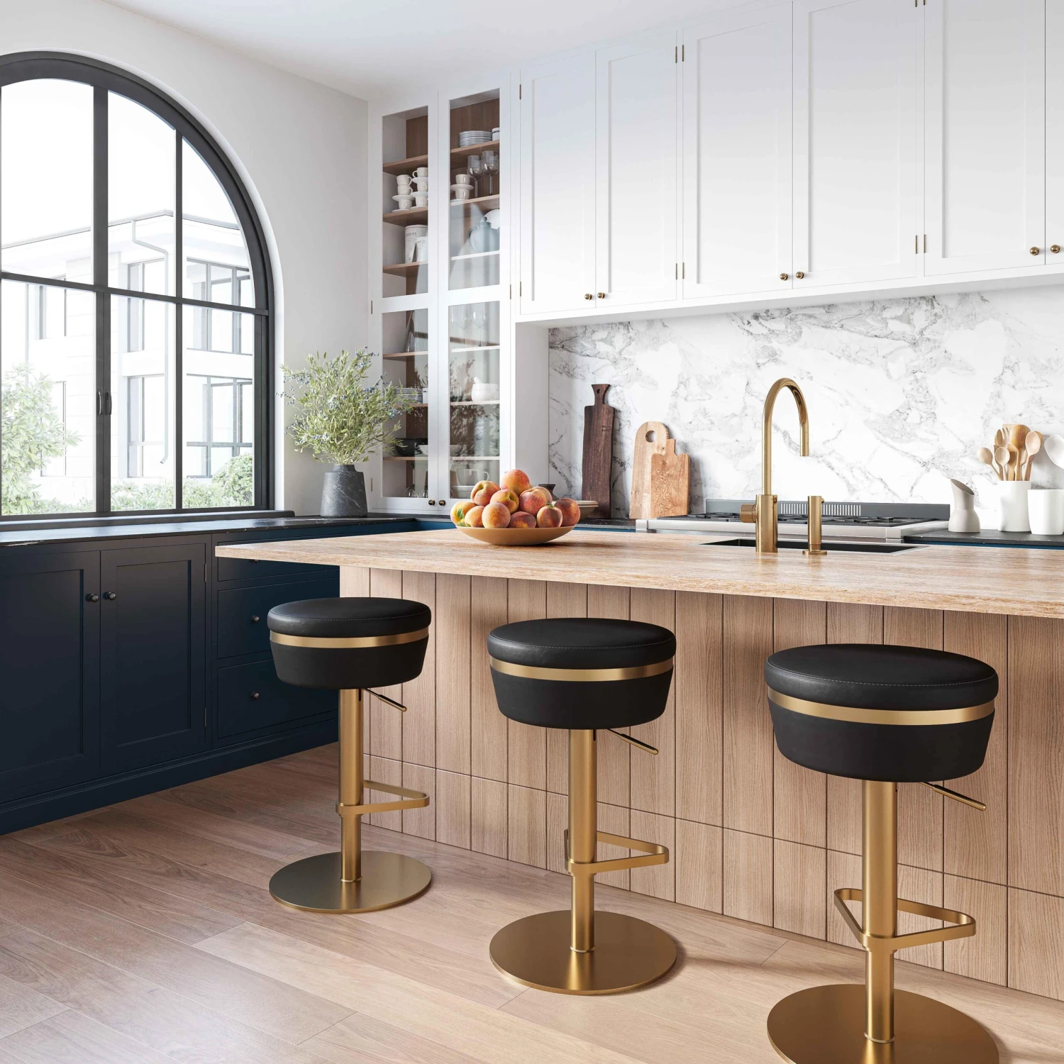 Astro Performance Vegan Leather Adjustable Stool 11 Astro Performance Vegan Leather Adjustable Stool - Image 11