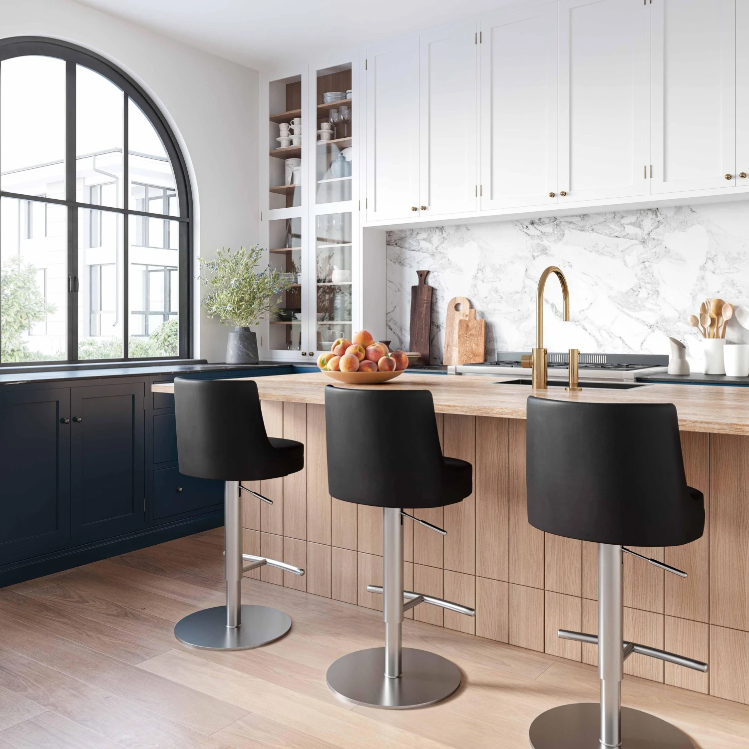 Reagan Performance Vegan Leather Adjustable Stool 11 Reagan Performance Vegan Leather Adjustable Stool - Image 11