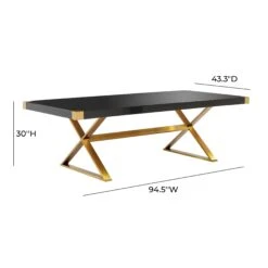 Adeline Lacquer 95" Rectangular Dining Table 23 Adeline Lacquer 95" Rectangular Dining Table -TOV Furniture Store TOV D68303.media .06 5481922a e9ff 4553 94f7 073d74d4141d