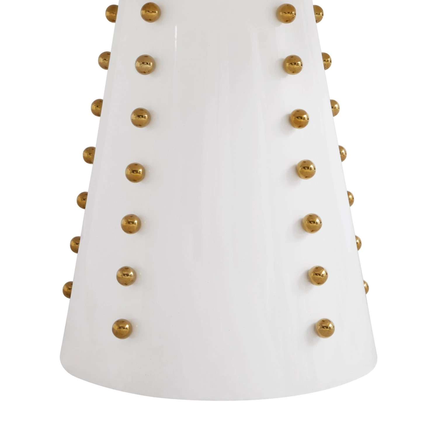 Janice White Lacquer 44" Round Dinette Table 5 Janice White Lacquer 44" Round Dinette Table - Image 5