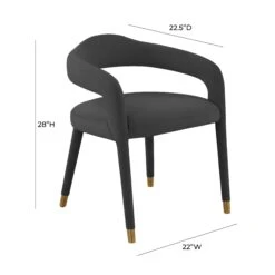 Lucia Velvet Dining Chair -TOV Furniture Store TOV D68415.media .06