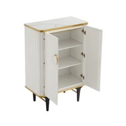 Cordoba Cream Velvet Bar Cabinet -TOV Furniture Store TOV D68440.media .04