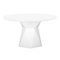 Iris Glass 56" Round Dining Table -TOV Furniture Store TOV D68459.media .03