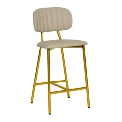 Ariana Nude Performance Vegan Leather Counter Stool - Set Of 2 -TOV Furniture Store TOV D68561.media .03 dfc73215 16c9 470a 8cd4 a77b7415061b