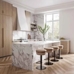 Astro Woven Performance Vegan Leather Adjustable Stool -TOV Furniture Store TOV D68620.media .02 5f6c53b1 cc43 4571 8d77 95b1c5f1eaae