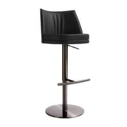 Gala Performance Vegan Leather Adjustable Stool -TOV Furniture Store TOV D68622 1