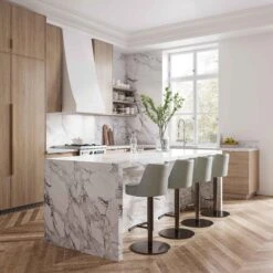 Gala Performance Vegan Leather Adjustable Stool -TOV Furniture Store TOV D68623.media .02 ab8e9ed2 e7d8 4d47 a773 fc56678781a9