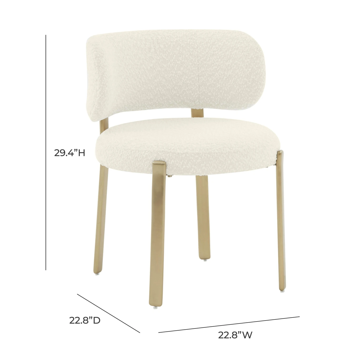 Margaret Performance Boucle Dining Chair 11 Margaret Performance Boucle Dining Chair - Image 11