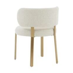 Margaret Cream Performance Linen Dining Chair 9 Margaret Cream Performance Linen Dining Chair -TOV Furniture Store TOV D68650.media .04