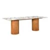 Tamara Marble Ceramic 94" Rectangular Dining Table