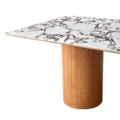 Tamara Marble Ceramic 94" Rectangular Dining Table -TOV Furniture Store TOV D68680.media .05