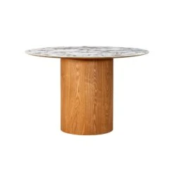 Tamara Marble Ceramic 47" Round Dinette Table