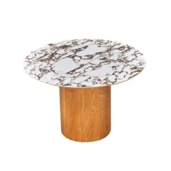 Tamara Marble Ceramic 47" Round Dinette Table -TOV Furniture Store TOV D68681.media .03 27e515ee 00e0 4591 9d68 70160a70a3d7