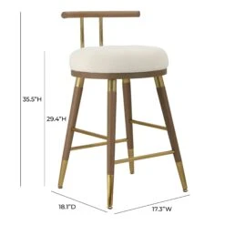 Juniper Velvet Stool -TOV Furniture Store TOV D68684.media .06