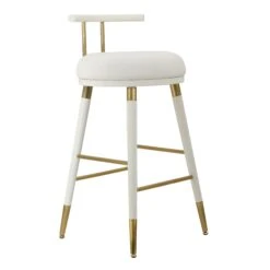 Juniper Performance Vegan Leather Stool -TOV Furniture Store TOV D68687.media .01