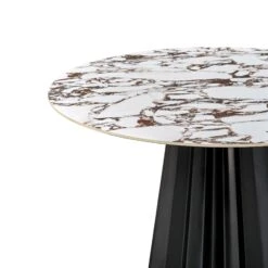 Jimena Marble Ceramic 47" Round Dining Table -TOV Furniture Store TOV D68688.media .05