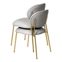 McKenzie Performance Vegan Leather Stackable Dining Chair - Set Of 2 -TOV Furniture Store TOV D68701.media .08 9862438b 1723 4e8a 9174 99eb86917e8a