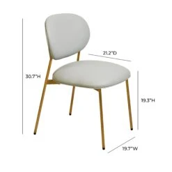 McKenzie Performance Vegan Leather Stackable Dining Chair - Set Of 2 -TOV Furniture Store TOV D68701.media .09 1f6ac902 43b0 4b5a bc54 bfe230aadfe7