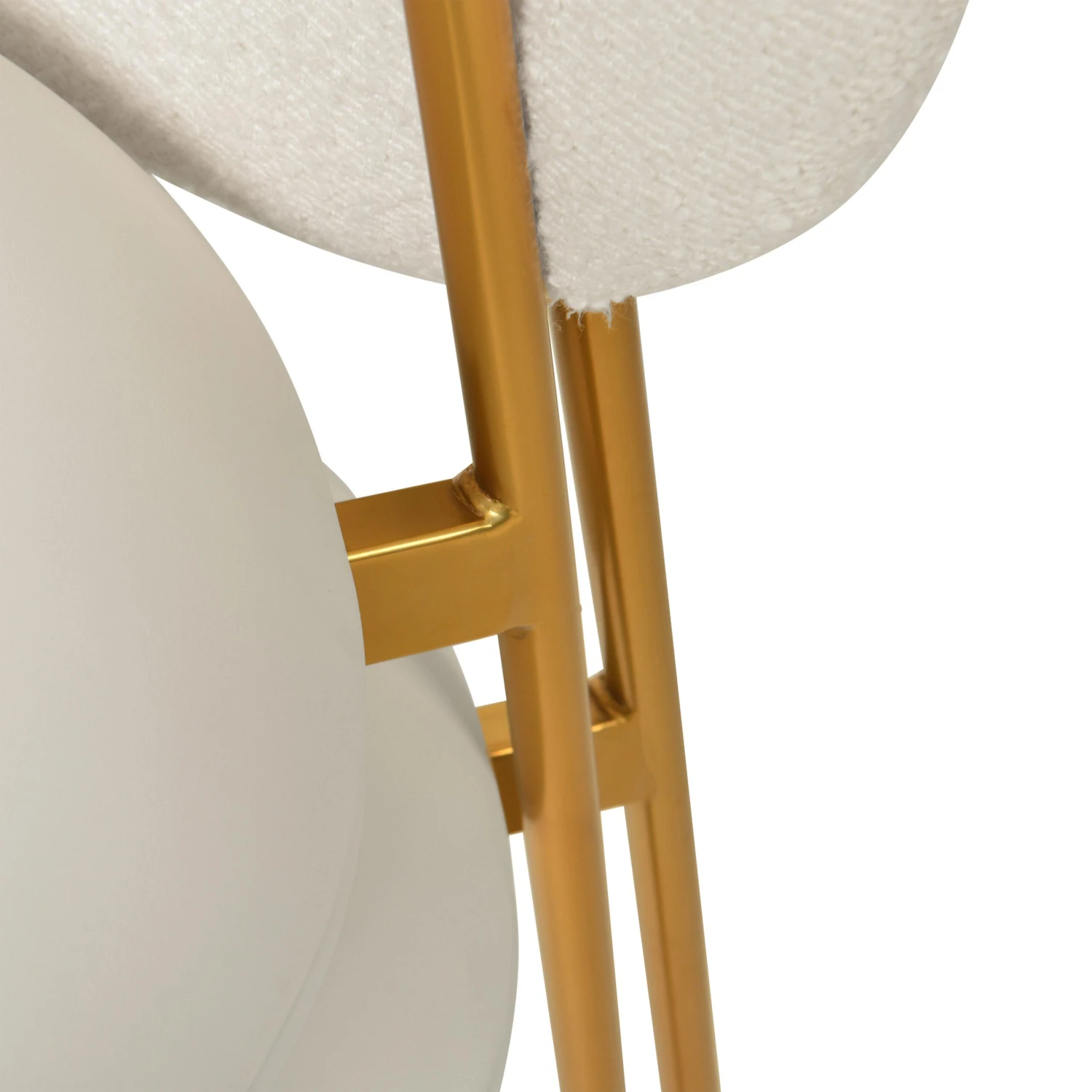 McKenzie Cream Boucle & Performance Vegan Leather Stackable Dining Chair - Set Of 2 8 McKenzie Cream Boucle & Performance Vegan Leather Stackable Dining Chair - Set Of 2 - Image 8