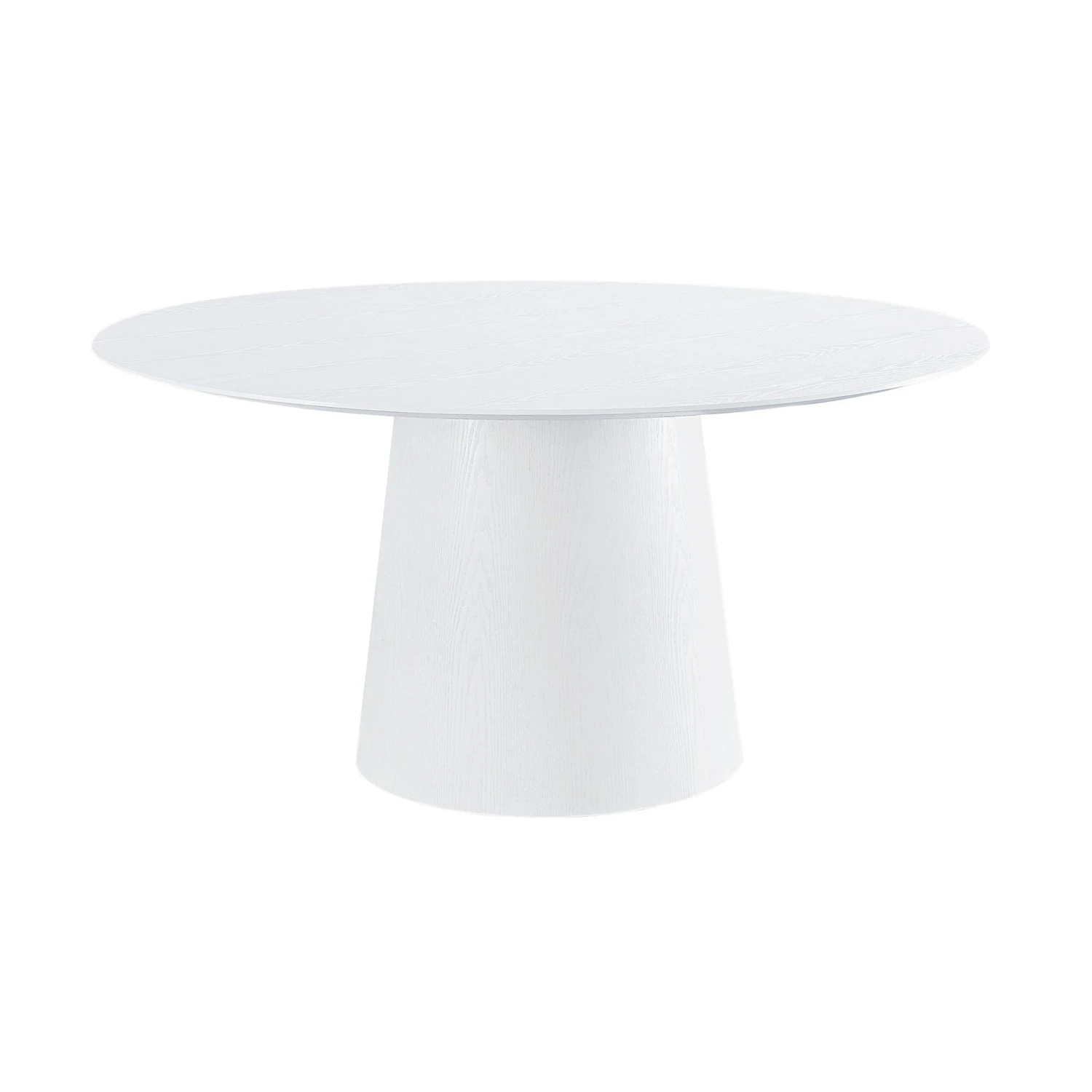 Pauline White Ash 62" Round Dining Table 1 Pauline White Ash 62" Round Dining Table