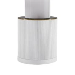 Vanessa White Marble Lacquer 53" Round Dining Table 10 Vanessa White Marble Lacquer 53" Round Dining Table -TOV Furniture Store TOV D68760.media .05