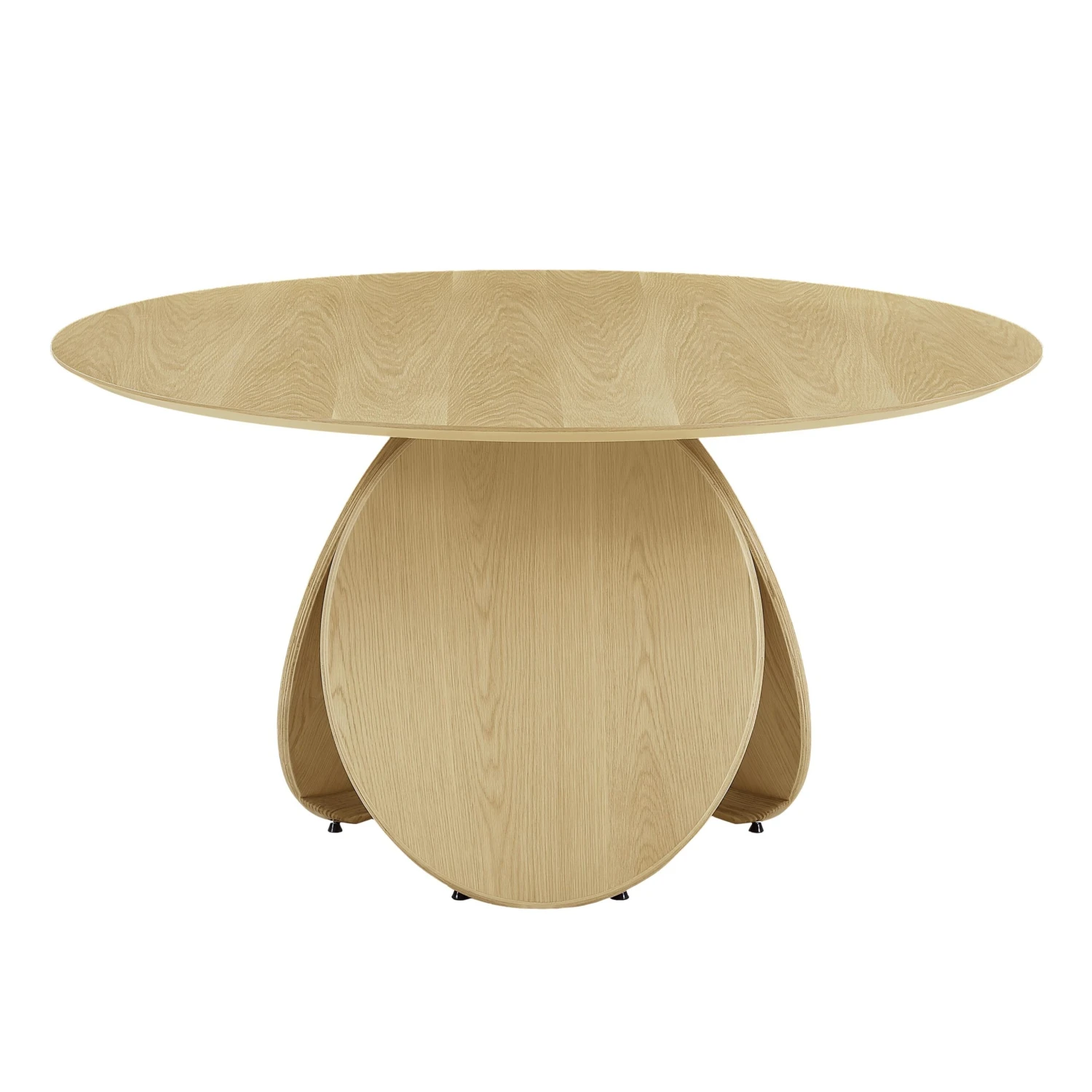 Emil Oak 58" Round Dining Table 1 Emil Oak 58" Round Dining Table