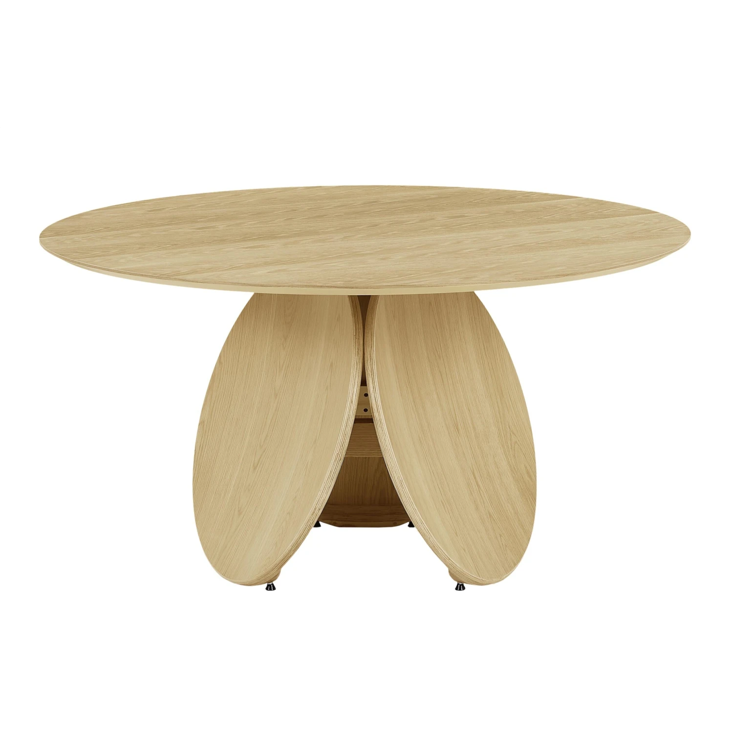 Emil Oak 58" Round Dining Table 3 Emil Oak 58" Round Dining Table - Image 3