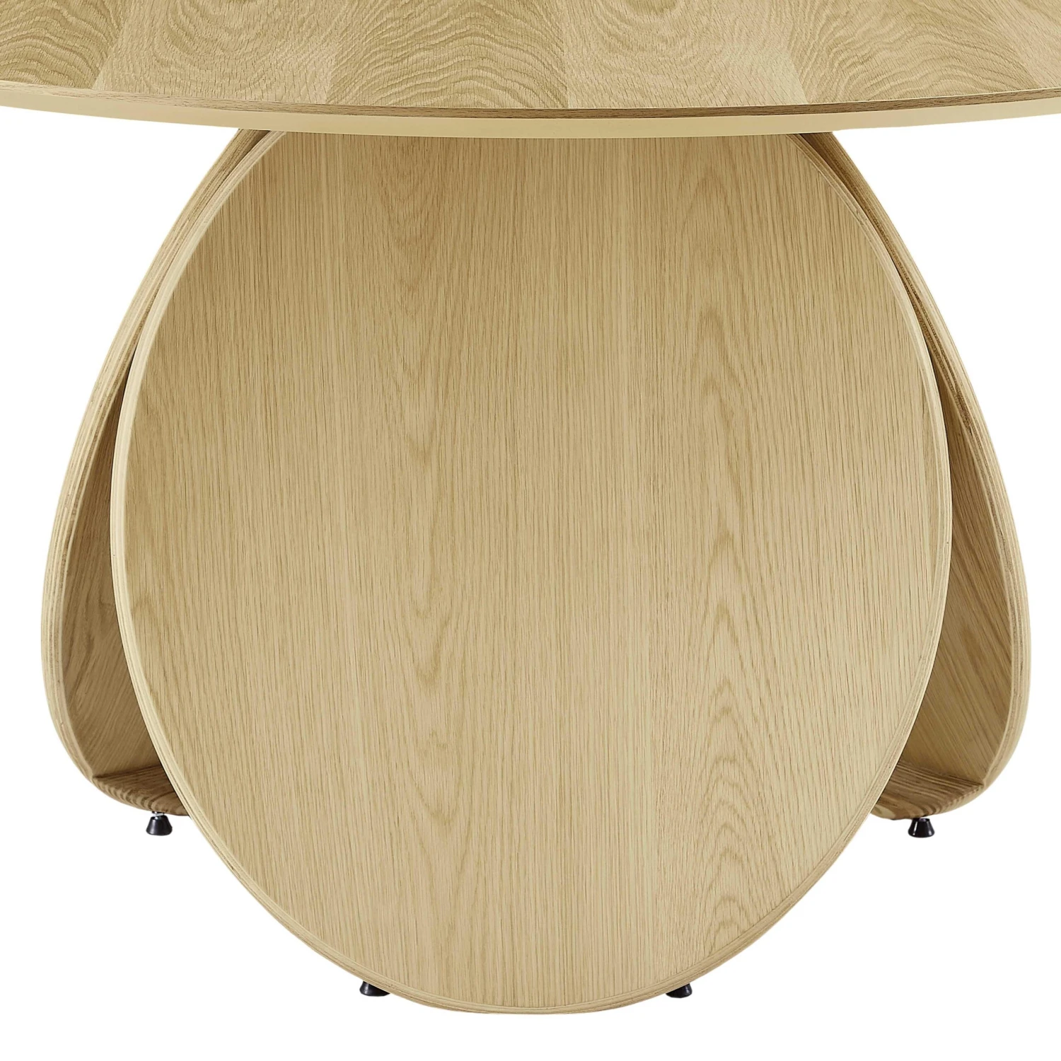 Emil Oak 58" Round Dining Table 4 Emil Oak 58" Round Dining Table - Image 4