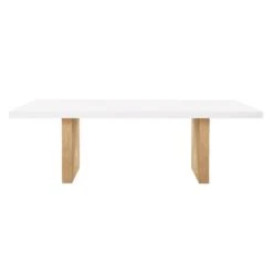 Madeline White Gloss And Natural Ash 92" Rectangular Dining Table 10 Madeline White Gloss And Natural Ash 92" Rectangular Dining Table -TOV Furniture Store TOV D68766.media .03 1c34c7a6 c9e6 4e18 bb6c bd587b094590