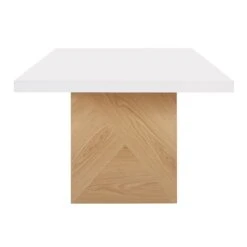 Madeline White Gloss And Natural Ash 92" Rectangular Dining Table 11 Madeline White Gloss And Natural Ash 92" Rectangular Dining Table -TOV Furniture Store TOV D68766.media .04 79a86a27 ce36 4ab6 9351 b61a6ff6b978