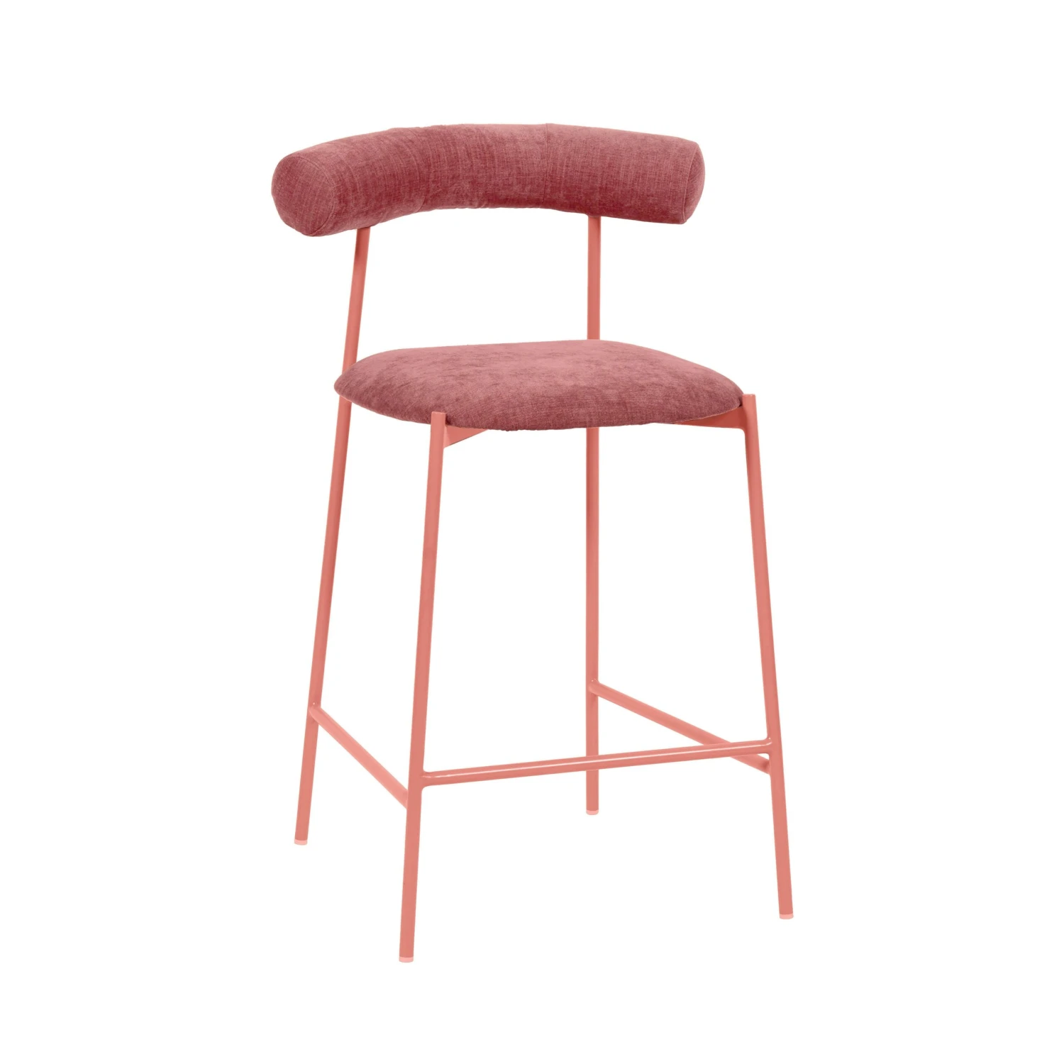 Liliana Performance Velvet Stool 1 Liliana Performance Velvet Stool