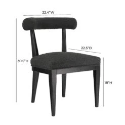 Palla Performance Boucle Dining Chair -TOV Furniture Store TOV D68818.media .06