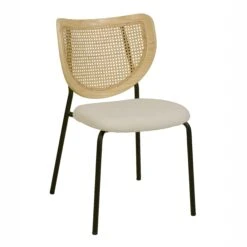 Nessie Natural Rattan Dining Chair - Set Of 2 -TOV Furniture Store TOV D68874.media .01