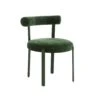 Margaret Performance Chenille Bolster Back Dining Chair