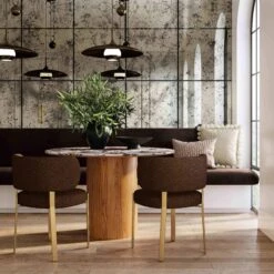 Margaret Performance Boucle Dining Chair 33 Margaret Performance Boucle Dining Chair -TOV Furniture Store TOV D68996.media .02