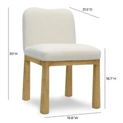 Tiara Performance Velvet And Oak Dining Chair -TOV Furniture Store TOV D69037.media .05