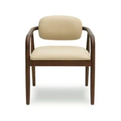 Betsy Taupe Vegan Leather Dining Chair -TOV Furniture Store TOV D69046.media .02