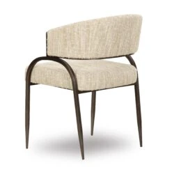 Tatum Taupe Textured Performance Boucle Dining Chair 10 Tatum Taupe Textured Performance Boucle Dining Chair -TOV Furniture Store TOV D69053.media .04