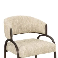 Tatum Taupe Textured Performance Boucle Dining Chair 11 Tatum Taupe Textured Performance Boucle Dining Chair -TOV Furniture Store TOV D69053.media .05