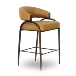 Tatum Performance Vegan Leather Counter Stool 21 Tatum Performance Vegan Leather Counter Stool -TOV Furniture Store TOV D69055.media .01