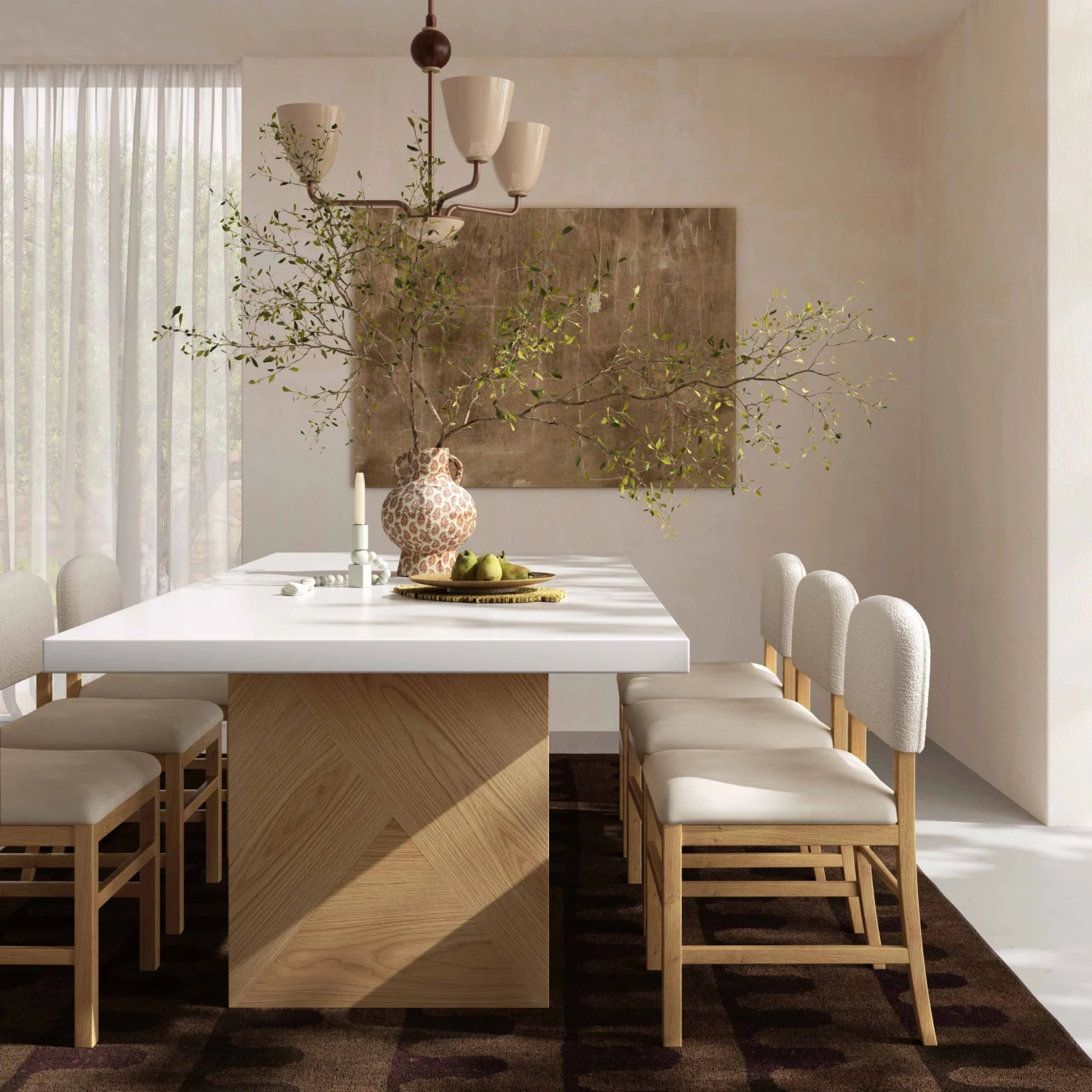 Calla Performance Velvet Dining Chair 2 Calla Performance Velvet Dining Chair - Image 2