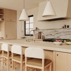 Calla Performance Velvet Counter Stool -TOV Furniture Store TOV D69105