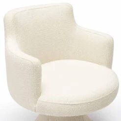 Jeffree Cream Performance Boucle Swivel Dining Chair 12 Jeffree Cream Performance Boucle Swivel Dining Chair -TOV Furniture Store TOV D69124.media .05