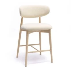 Zinea Performance Textured Velvet Counter Stool
