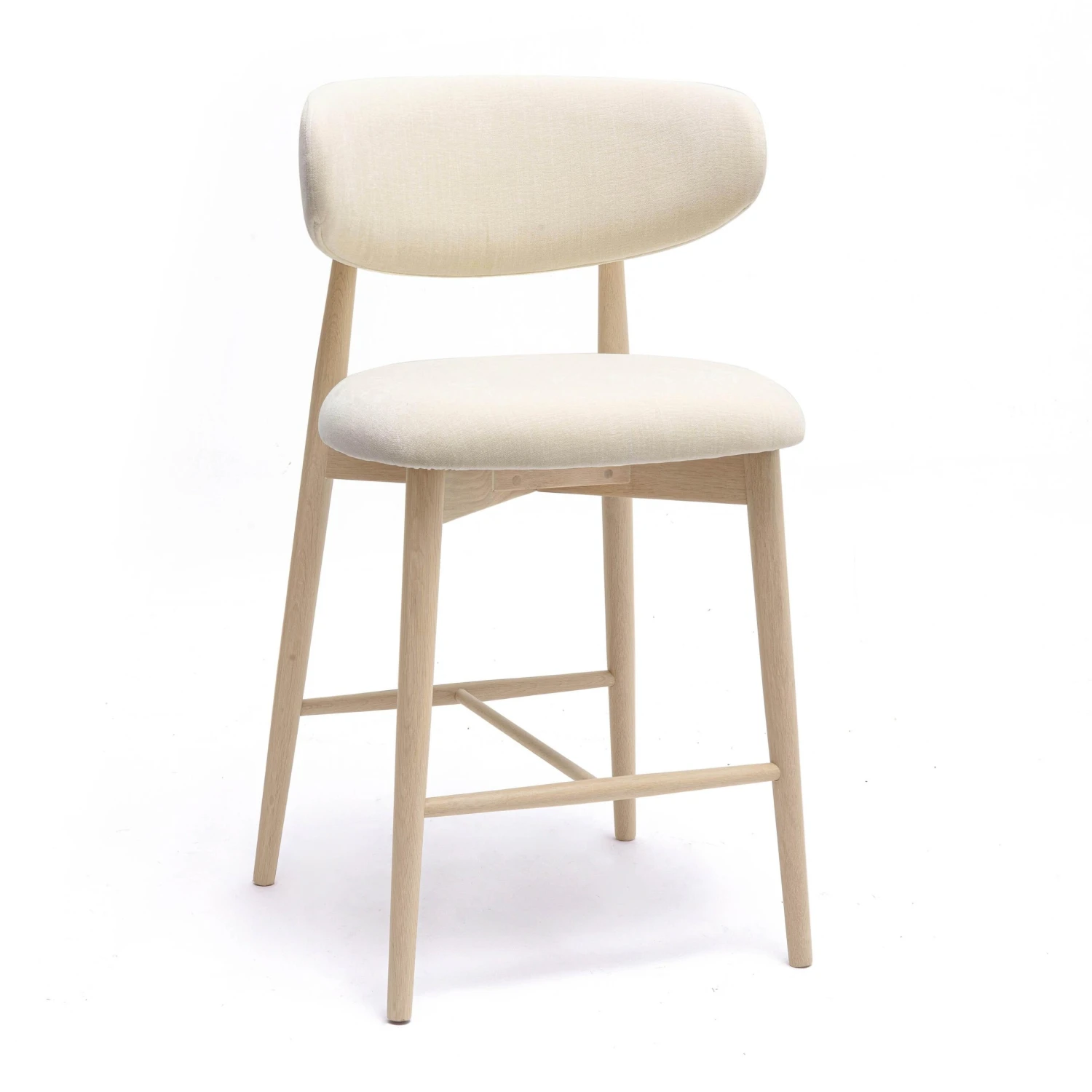 Zinea Performance Textured Velvet Counter Stool 1 Zinea Performance Textured Velvet Counter Stool